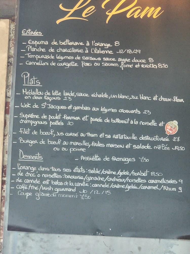 Restaurant Le Pam - Menu Image 4